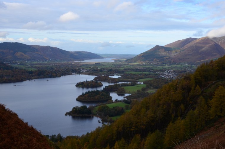 View from the top of Walla Crag