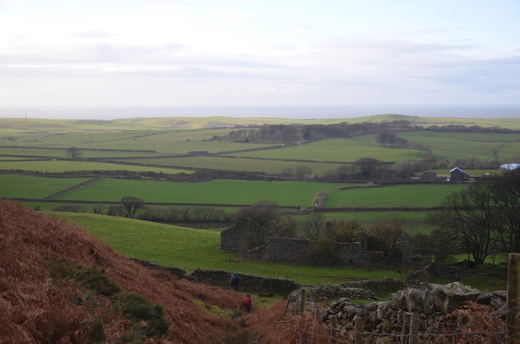 Misty view from the walk to Black Combe summit