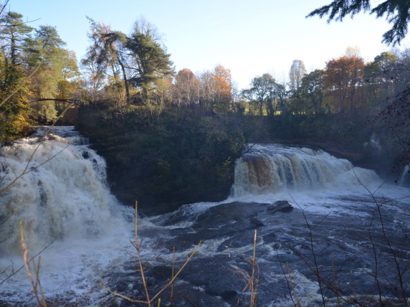 Walk New Lanark and Falls of Clyde, Lanarkshire,&nbsp;Scotland