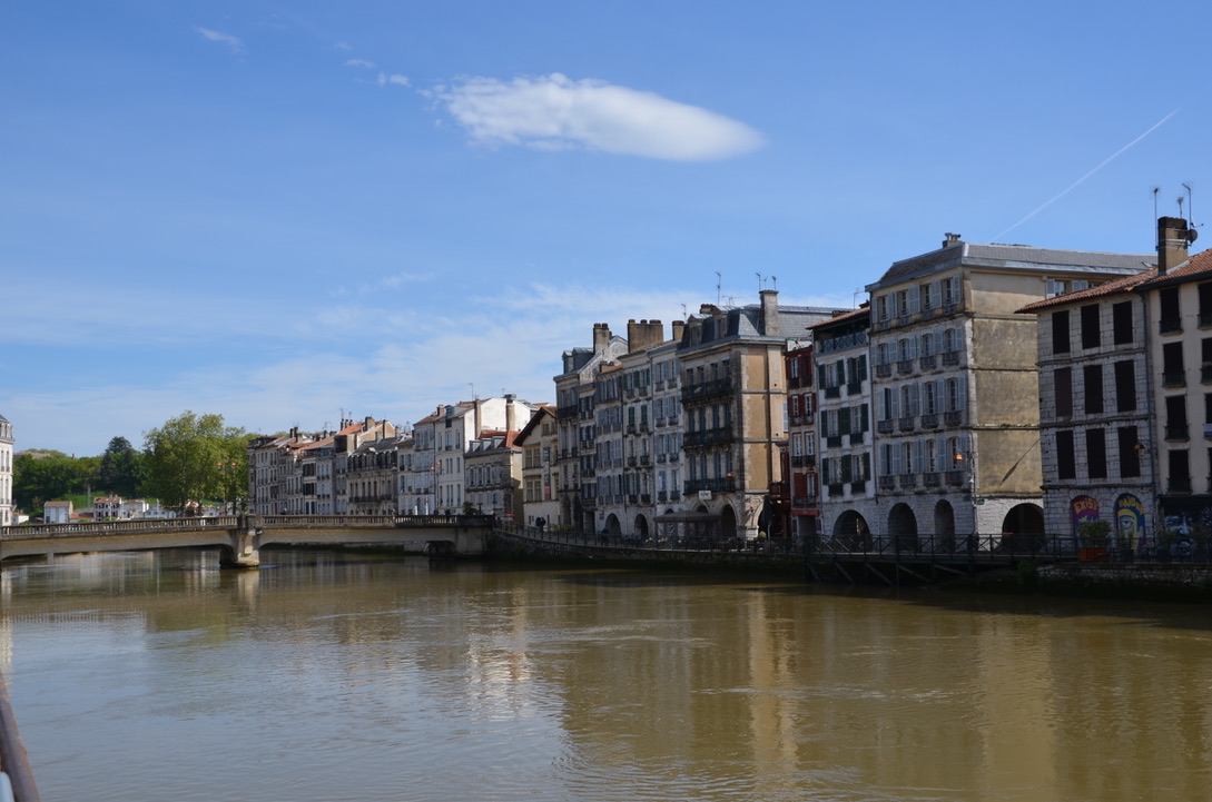 Rivière la Nive Bayonne, France