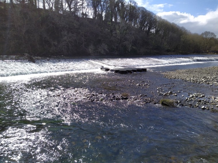 Workington weir, Cumbria