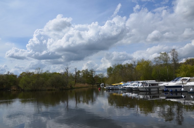 Ludham harbour, Norfolk, England