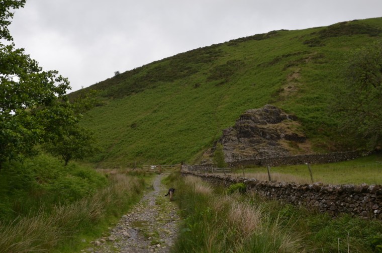 Towards Nannycatch gate. Lake District Cumbria