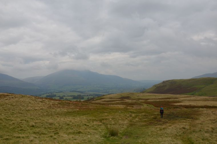 Plains between Walla Crag and Blueberry Fells, Lake District, Cumbria