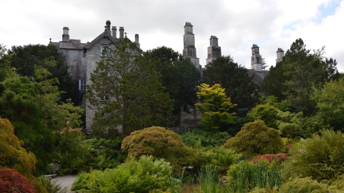 View of Sizergh Castle from the garden