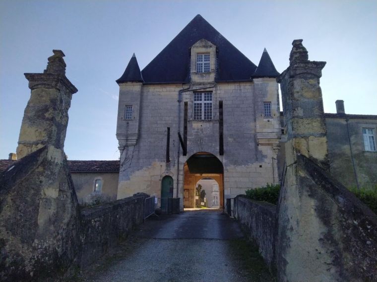 Entrance of Chateau de Chalais