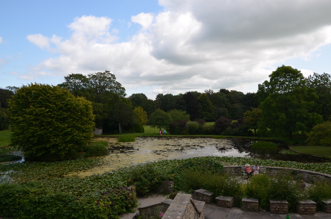 Lake in the garden of Sizergh estate
