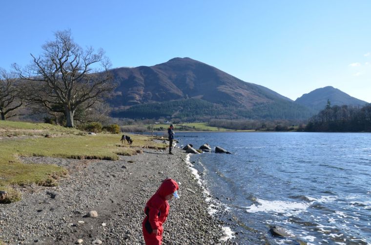Along the shore of Bassenthwaite lake