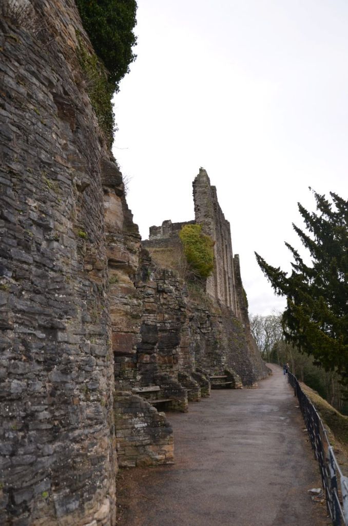 On the path around Richmond castle