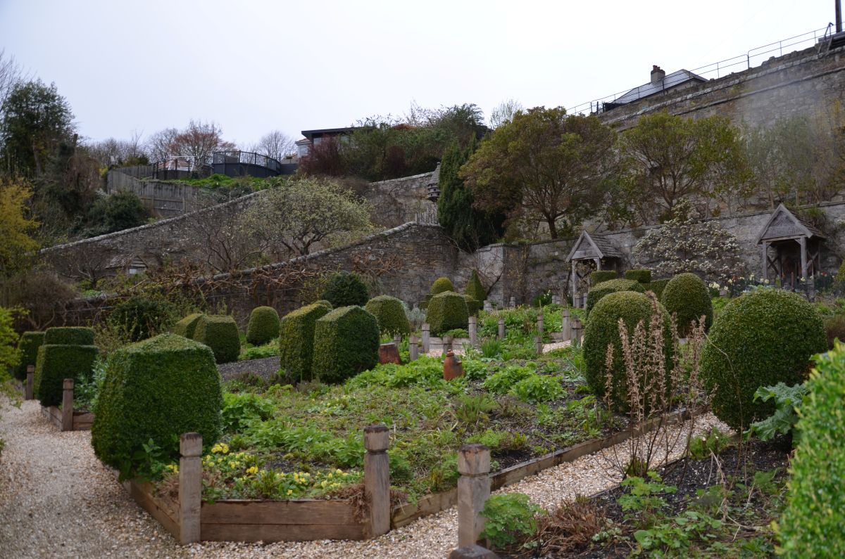 The garden of Culross palace