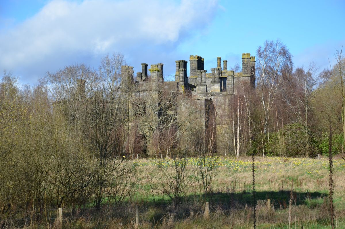 The old Dunmore house from the distance