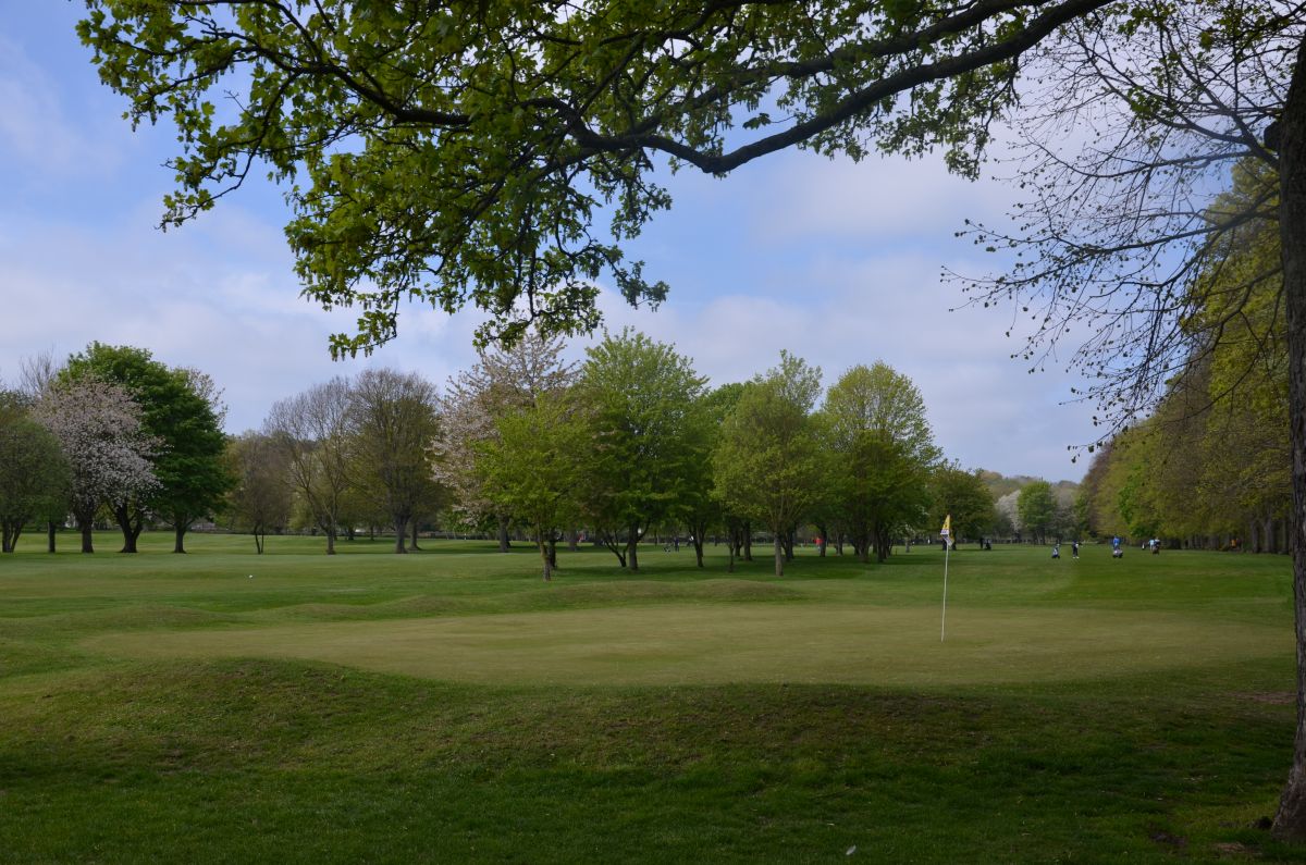 View of the golf course in Hexham