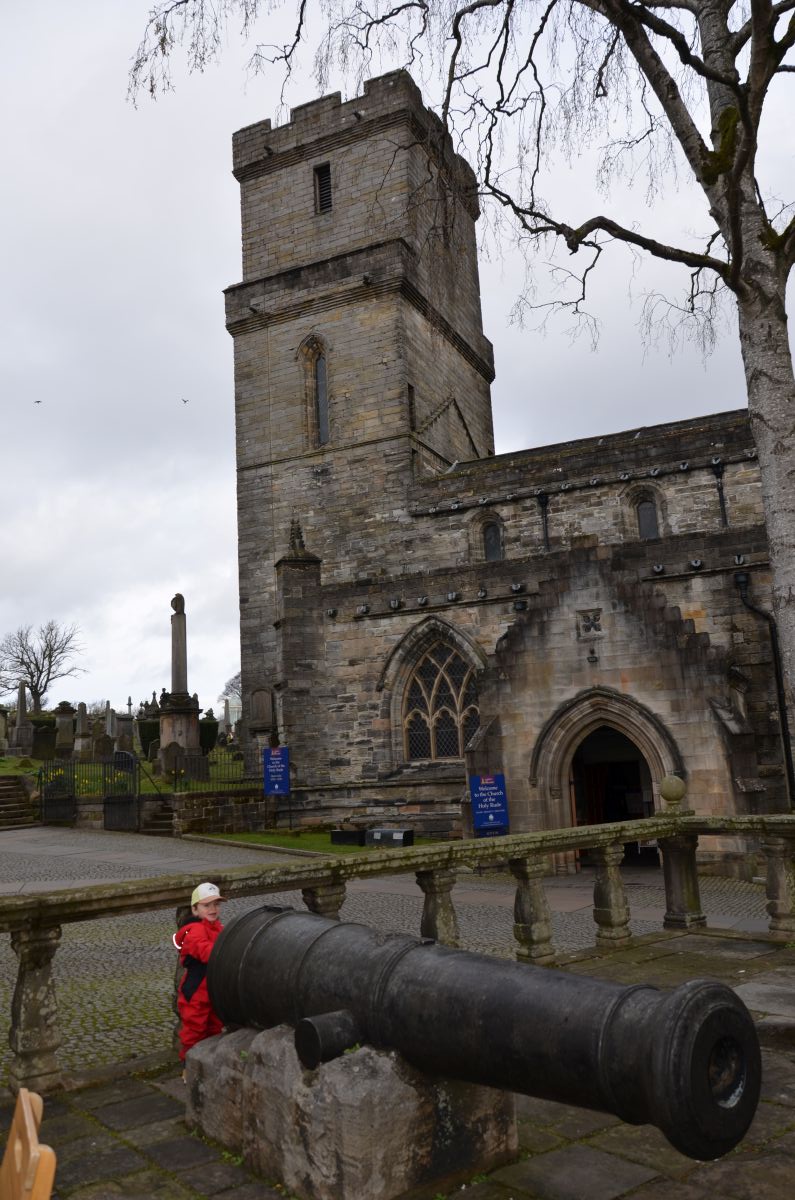 Facade of the Church of Holy Rude in Stirling