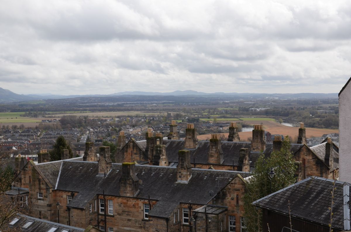 Observing the roofs of houses in Stirling