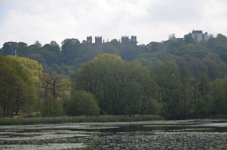 View of Hardwick Hall from Great Pond