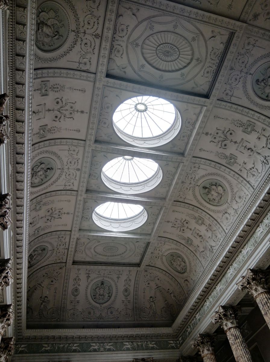 Stunning decorated ceiling in Kedleston