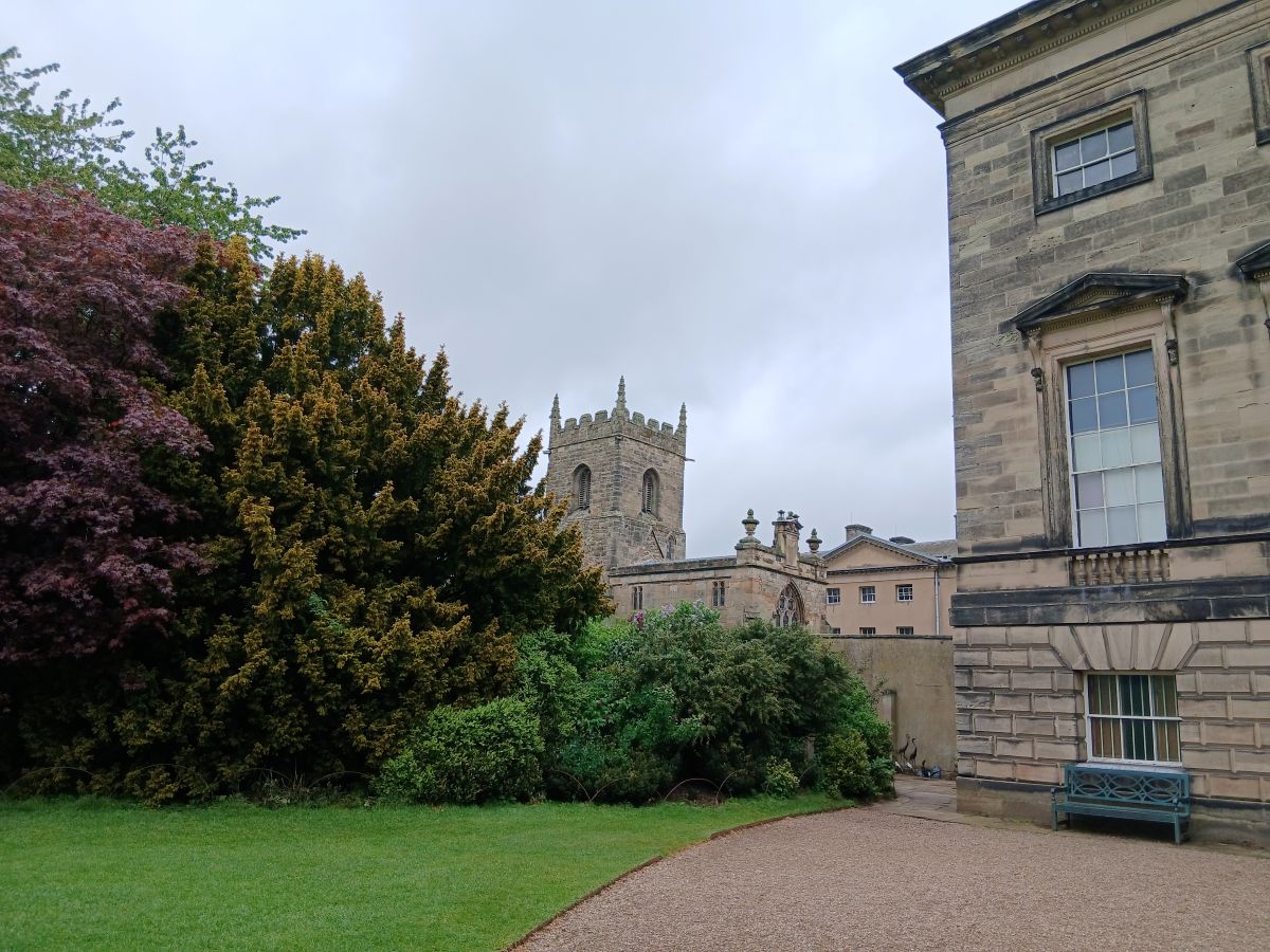 Side of Kedleston Hall from the garden