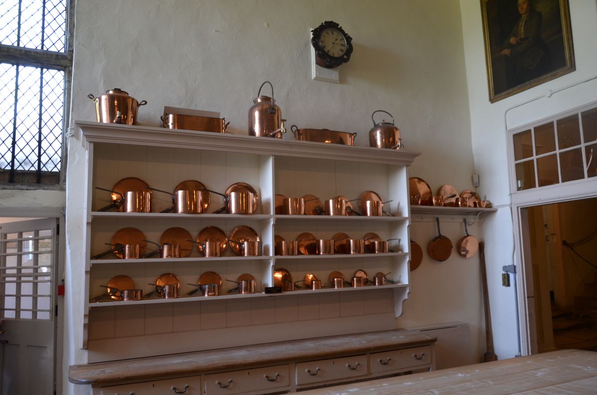 The kitchen in Hardwick hall
