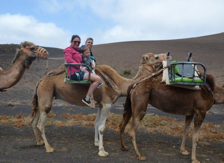 Camel ride at Lanzarote