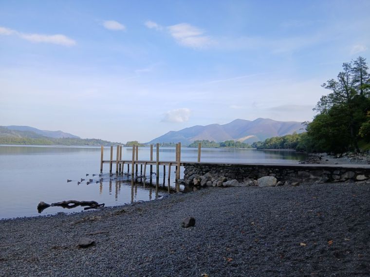 Ferry landing on derwent water