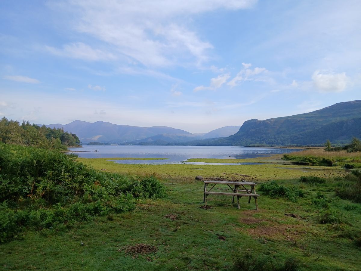 View of Derwent water from Great bay