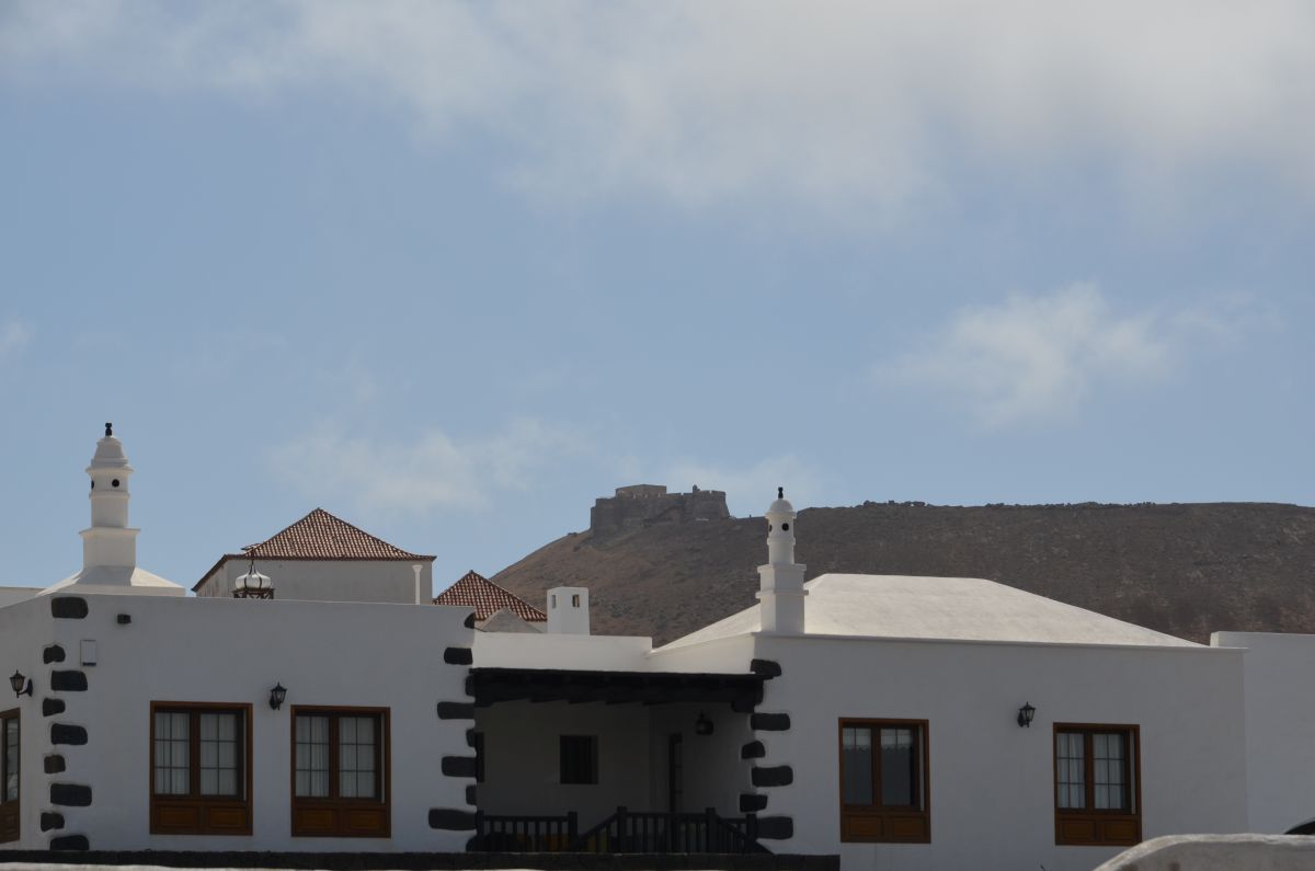 View of the castle of Teguise